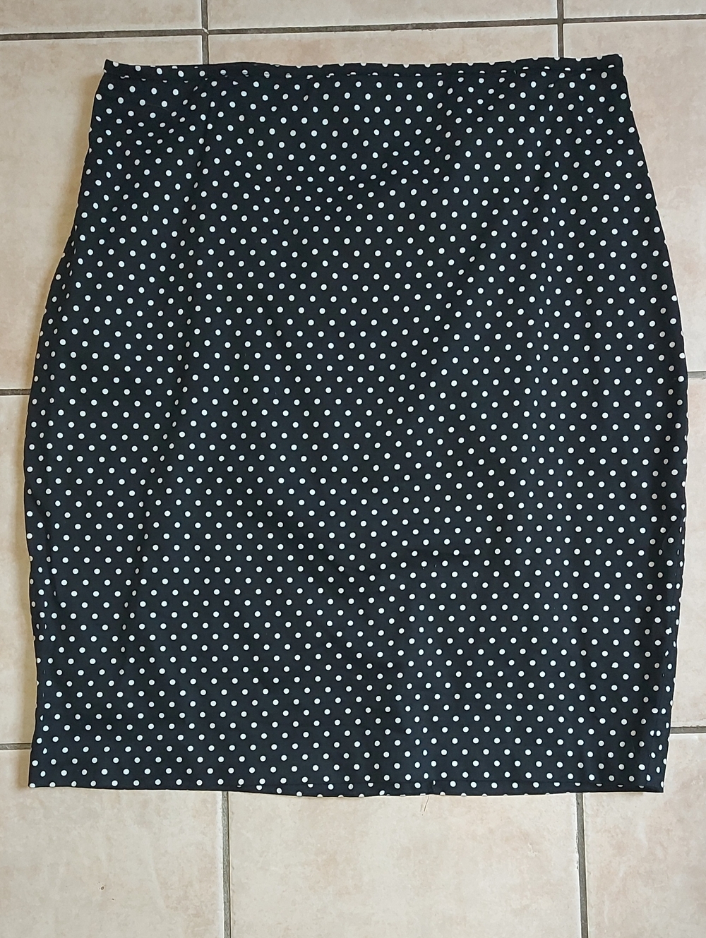DeLish | Black Skirt with White Polka Dots